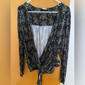 Free People Floral Body Suit